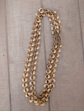 Express Matte Gold Chunky Chain Necklace